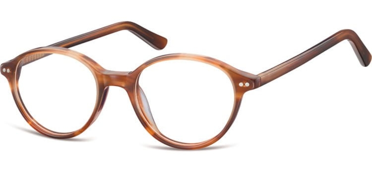 Okulary Oprawki optyczne Sunoptic A51J jasne bursztynowe