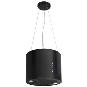 Toflesz MINI BALTIC 40 CM CZARNY OKAP WYSPOWY NA LINKACH 850m3/h Użyj kodu 23TOF05 i płać mniej