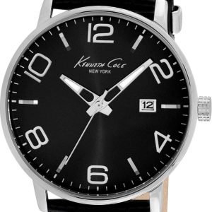 Zegarek KENNETH COLE IKC8005. Kwarcowy, Kolor czarny. Mężczyzna.