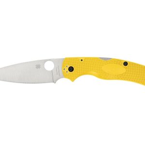 Spyderco NATIVE CHIEF SALT YELLOW PLAIN MAGNACUT C244PYL