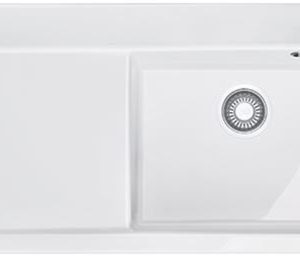 MTK 611-100 3 1/2 ZOdp ZSyf LKom biały Zlewozmywak ceramiczny Mythos Biały Polarny