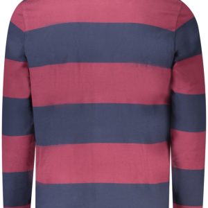 TIMBERLAND MĘSKA KOSZULKA POLO Z DŁUGIM RĘKAWEM, CZERWONA
