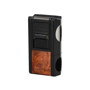 Vector ACCENDISIGARI THOR SINGLE W/ ROTATING V-CUTTER 10 Mahogany Marble Matte