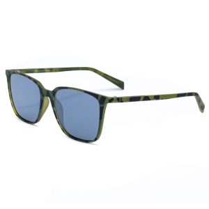 Okulary ITALIA INDEPENDENT 0039-035-000. Okulary przeciwsłoneczne, Kolor zielony. Unisex.