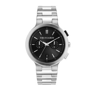 Zegarek TRUSSARDI R2453164006. Kwarcowy, Kolor czarny. Mężczyzna.