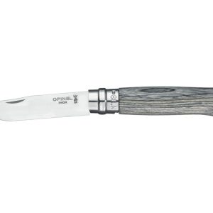 Opinel TRADIZIONE LUSSO N°08 INOX BETULLA LAMELLARE Grigia (002389)