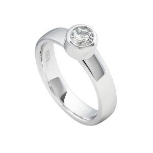 Biżuteria DIAMONFIRE 6110821082170. Pierścionek, Kolor szary. Kobieta.