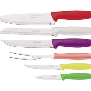 Tramontina PLENUS SET 6 PZ COLOURED 23498/916