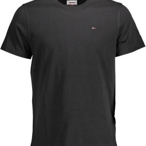 TOMMY HILFIGER KOSZULKA Z KRÓTKIM RĘKAWEM MĘSKA CZARNA