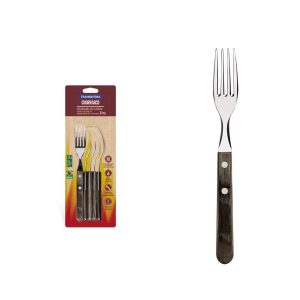 Tramontina POLYWOOD FSC SET FORCHETTE JUMBO 6 PZ 29899/161 Brown