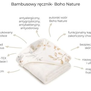 Bambusowy ręcznik- boho nature