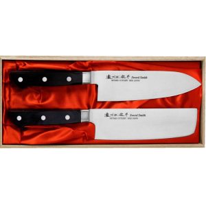 Satake Katsu Zestaw nóż Santoku + Nakiri