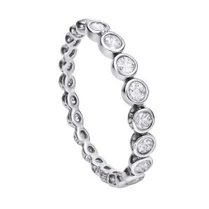 Biżuteria DIAMONFIRE 6118851082165. Pierścionek, Kolor szary. Kobieta.