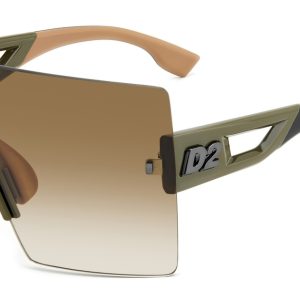 Okulary DSQUARED2 D2-0126-S-XL7. Okulary przeciwsłoneczne, Kolor brązowy. Mężczyzna.