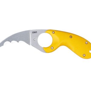 Crkt BEAR CLAW YELLOW W/VEFF SERRATIONS 2511Y