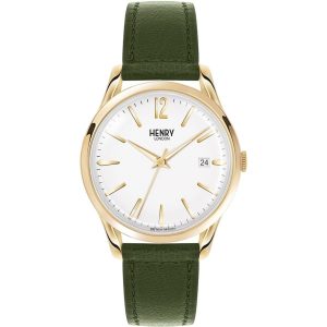 Zegarek HENRY LONDON HL39-S-0098. Kwarcowy, Kolor biały. Unisex.