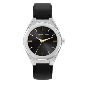 Zegarek TRUSSARDI R2451156001. Kwarcowy, Kolor czarny. Mężczyzna.