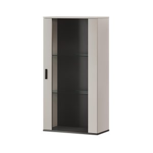 Witryna wisząca przeszklona kaszmir mat 60 x 112 cm Simple