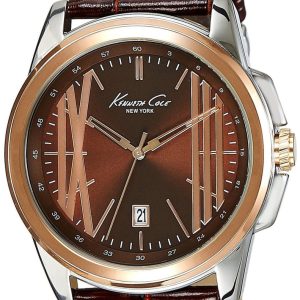 Zegarek KENNETH COLE IKC8096. Kwarcowy, Kolor brązowy. Mężczyzna.