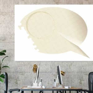 Tablica suchościeralna 148 papierowy dymek