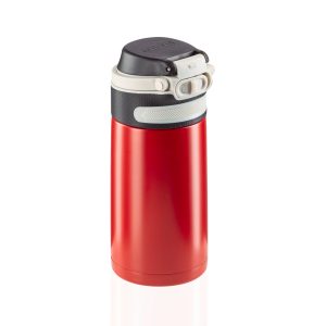 Kubek termiczny Flip 350 ml, czerwony