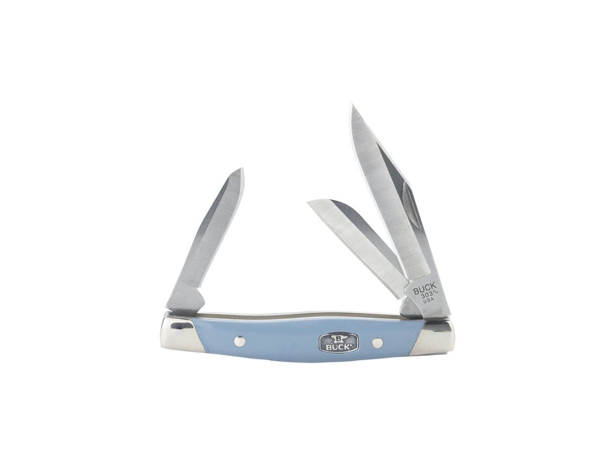 Buck CADET BLUE ACETAL COPOLYMER 420HC 303BLS-B
