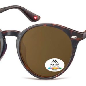 Okragle panterkowe okulary polaryzacyjne Montana MP20B