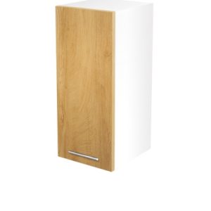 Szafka górna biała / dąb miodowy mat 30 cm Vento