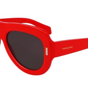 Okulary FERRAGAMO SF2029SE-600. Okulary przeciwsłoneczne, Kolor czerwony. Kobieta.