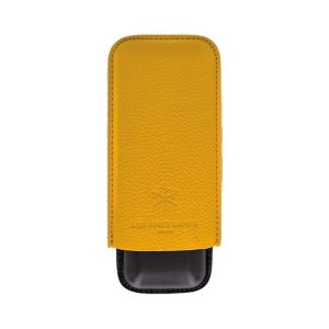 Les Fines Lames CIGAR CASE DUO YELLOW PEBBLE