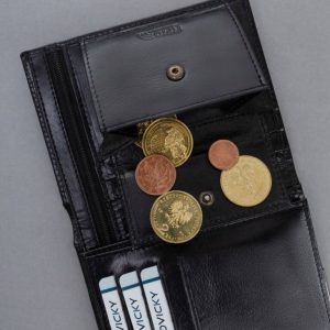 Pojemny męski skórzany portfel z RFID od Ronaldo
