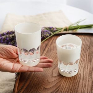 Crystal Julia Szklanki kryształowe 180ml 6 sztuk białe