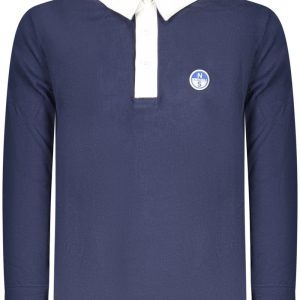 DZIECIĘCA KOSZULKA POLO Z DŁUGIM RĘKAWEM NORTH SAILS, NIEBIESKA