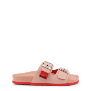 Klapki marki Love Moschino model JA28103G1EIAZ. Kolor Różowy, Obuwie Damskie. sezon: Wiosna/Lato