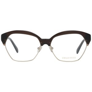 Okulary PUCCI EP5070-56048. EYEGLASSES, Kolor brązowy. Kobieta.