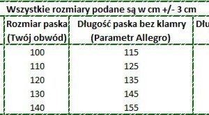 Pasek wojskowy militarny pas policyjny szeroki dwie szlufki M72 : Kolory - czarny, Rozmiar pasków - r.100-115 cm