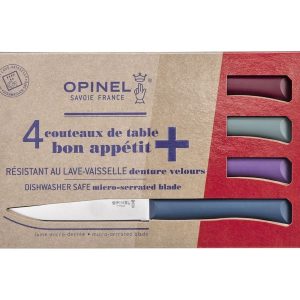 Opinel BON-APPÉTIT PLUS GLAM Set 4 TAVOLA colorati (002197)