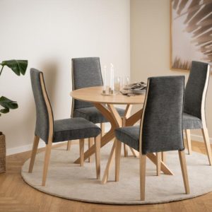 Narożnik ogrodowy ze stolikiem Borgo, drewno akacjowe FSC, teak look, beżowy