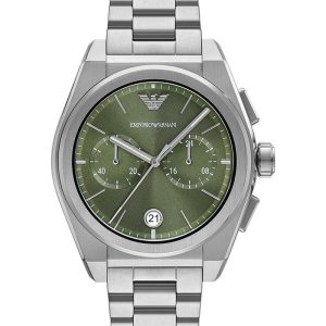 Zegarek ARMANI AR11640. Kwarcowy, Kolor zielony. Mężczyzna.