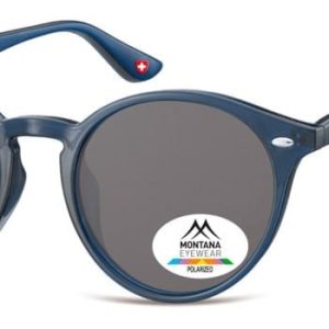 Okragle granatowe okulary polaryzacyjne Montana MP20D