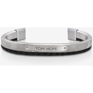 Biżuteria TOM HOPE TM0277. Bransoletka, Kolor szary. Mężczyzna.