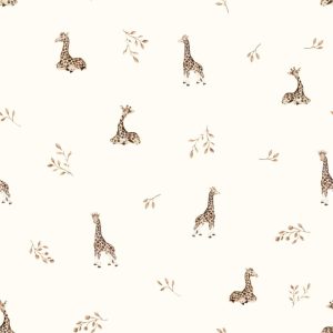 Bambusowa pościel z wypełnieniem 75x95 GIRAFFES