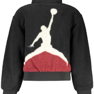 CZARNA BLUZA DAMSKA JORDAN Z ROZPINANYM NA ZAMEK