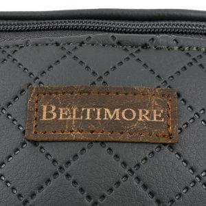 Czerwona nerka saszetka na biodro duża lakostka BELTIMORE C82