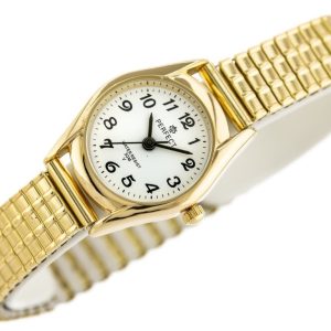 ZEGAREK DAMSKI PERFECT X133 (zp880b) gold - gumka