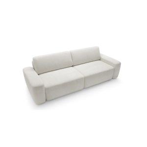 Sofa rozkładana Bouli z pojemnikiem jasnobeżowa
