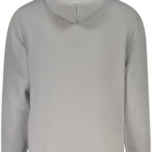 MĘSKA BLUZA Z ROZPINANYM NA ZAMEK CALVIN KLEIN W KOLORZE SZARYM