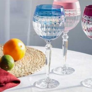Crystal Julia Kieliszek do wina wody 350 ml niebieski