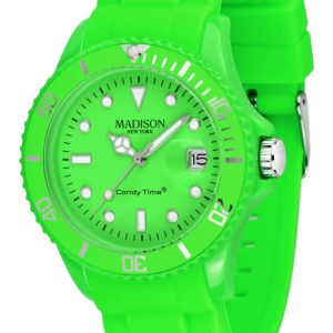 Zegarek MADISON U4503-49. Kwarcowy, Kolor zielony. Unisex.