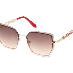 Okulary GUESS GO00042-6232B. Okulary przeciwsłoneczne, Kolor złoty. Kobieta.